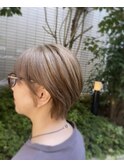 白髪ぼかしクリアカラー