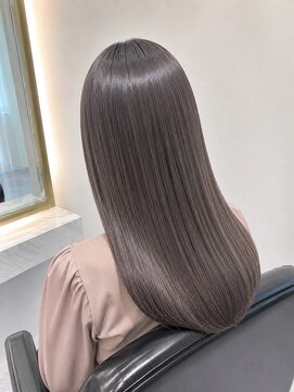 レオネ 梅田 中津店(Leone) 梅田/中津 髪質改善 アッシュベージュロング