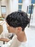 【秋のイメチェン】メンズカット＋パーマ+補修トリートメント￥16335