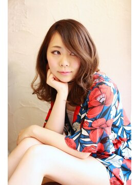 トヌコア ルア 下北沢店(TONUKOA RUA) 【TonukoaRua】くびれ感とセミウェット☆大人女子スタイル