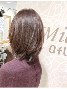 ミッシェル アフロート(michelle afloat) 20代30代40代くびれふんわり動き簡単まとまるツヤのカーブカット