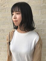 トップヘアーラウンジ 知立(TOP HAIR Lounge)&nbsp;エアリーボブ/ボブパーマ/アッシュブラック/前髪パーマ