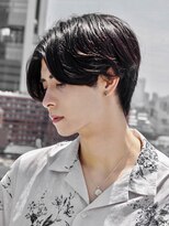 クロムトウキョウ ザ バーバー ネオン 新宿店(CHROM TOKYO the Barber ne/on)&nbsp;韓流ナチュラルセンターパートツーブロック