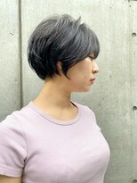 レーヴバイロンド 仙台(Reve by Lond)&nbsp;似合わせショートボブ　外ハネボブ　ペールベージュ