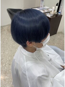 ブランシェ 西松山店 マッシュ×ブルーブラック