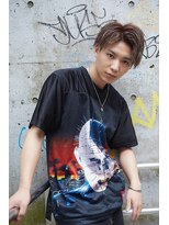 クレスト 近江八幡店(CREST)&nbsp;マッシュツーブロックメンズパーママッシュウルフメンズカット