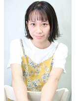 デヴェロペ(Devellope.)&nbsp;【Devellope.】切りっぱなしボブ　シースルーバング