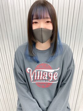 キバ(kva) ▽□□▽ウルフカット×ウルトラマリン