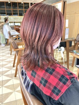 バブ バイネオリーブ(Bab by neolive) チェリーピンク☆ナチュラルウルフ フェミニン