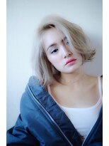 ラべリー 池袋(LOVELEY)&nbsp;かきあげボブ×ハイトーン　【池袋】