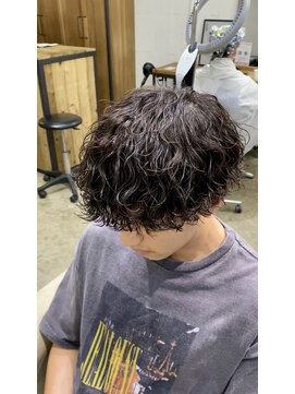 エルオム(EL.HOMME) 波巻きクリームパーマ