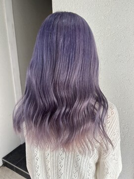 アジールヘア 所沢プロペ通り店(agir hair) ピンクラベンダーホワイトラベンダー色落ちも綺麗所沢