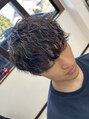 シャルム(Charme) 緩め波巻きパーマ。