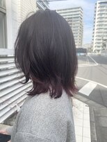 フェリーチェ(felice)&nbsp;冬のオシャレはこうする【さりげないラベンダー裾カラー】