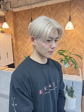 リズ(Li’s) ホワイトブロンド/ホワイトカラー/ブロンド/メンズカラー