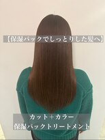 サルファ ヘアデザイン 名古屋 丸の内(S.ALPHA HAIR DESIGN)&nbsp;【保湿パックでしっとりした髪へ】カット＋カラー＋保湿パックTR