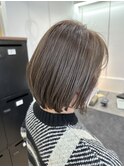 20代30代40代ハイライト立体感アッシュベージュ