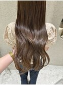 ブリーチなしダブルカラー×オリーブベージュ