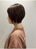 首まわりスッキリショートボブスタイル