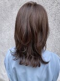 ツヤ感ハイレイヤー　ナチュラルブラウン　多毛さん