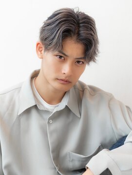 ハバナ 立川(HAVANA) 韓国マッシュダークアッシュニュアンスパーマメンズカット黒髪