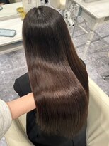 ヨンセンチメートル 野々市店(4ｃｍ)&nbsp;艶カラーブラウン【髪質改善/縮毛矯正/トリートメント】