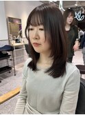 結んでも可愛い○ミディアムレイヤー