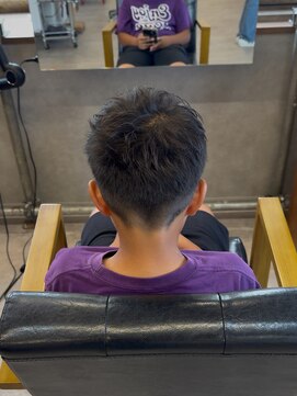 タメ(tame-) サーフカール/フェザーパーマ/ブルーブラック【都賀/メンズ】