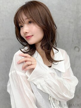 オーブヘアーカイア 沖縄南風原店(AUBE HAIR kaia) 20代・30代_こなれ外ハネミディ