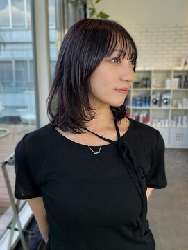 ディフィーノ 青山(DIFINO) ミディアムレイヤー/透明感カラー/パープルブラック