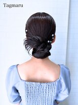 タグマル&nbsp;結婚式ヘアセット☆タイトなカチモリスタイル