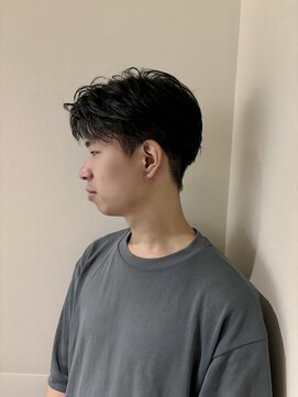 シエル バイ ケンジ 登戸 生田(CIEL by KENJE) センターパートマッシュショート清潔感ヘア