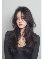 ノイエ 原宿 北参道(NoIE) ハッシュカットミディアムレイヤーマレットヘアバタフライカット