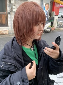 リヴゴーシュ(rive gauche) <52>フェイスレイヤー × オレンジブラウン