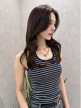 ビームズヘア 藤が丘店(Bee Ms HAIR) ゆるふわロングベージュカラーブリーチしない透明感カラー