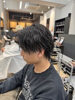アロー 船橋店(AROH)&nbsp;MEN’S HAIR/波巻きツイストスパイラル/リバースセンターパート