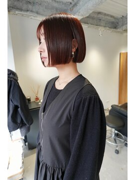 ロヌ(RONU) コーラルブラウン/ボブ