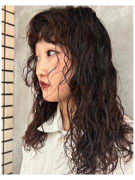 シム 千葉(sim) 千葉駅/着物ヘア/大人ガーリー/ダークアッシュ/似合わせカット