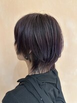 トリコ アヴェダ ららテラス北綾瀬(tricot AVEDA) ショート/シャギーカット/シャギーウルフ/ダークパープル