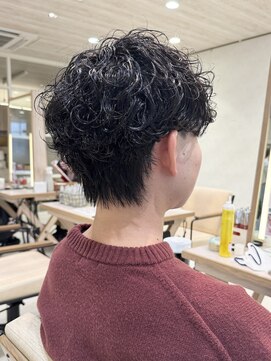 パーク(PAAQ) シャドウパーマメンズカットメンズパーマ無造作パーマ