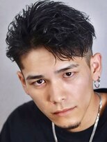 LEGIT BRIGHT KANAZAWA MEN'S HAIR SALON【4月1日NEW OPEN（予定）】&nbsp;刈り上げセンターパート/波巻きツイストスパイラル/金沢