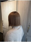 切りっぱなしボブ