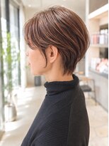 ジアン バイ ミルボン 西宮ガーデンズプラス(GIEN by milbon) 白髪ぼかし/大人ショート/ハンサムショート/ハイライト