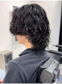 【Lond LOGAN亀井】ミディアムスパイラルパーマ