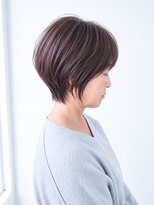 ムーンジェジェ(moon jeje) 大人かわいい 小顔ひし形丸みショートボブ30代40代50代60代 神戸