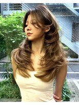 ヌエン 渋谷(NU/EN)&nbsp;秋冬カラー/バタフライレイヤー/バレイヤージュ/ハイライト/渋谷