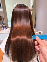 スリー(THREE) 【髪質改善】艶感ストレートロング×朝ラク美髪見せ