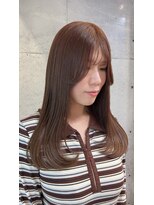 ペム(pem)&nbsp;ロングレイヤー×バイオレットブラウン