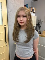 リソワ 尼崎園田(Lisoi)&nbsp;【尼崎/園田】ハイトーンミントカラー×韓国風レイヤー