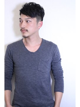 コルソ ケーツー 梅田 茶屋町(corso k-two) グランジニュアンスパーマ#刈り上げツーブロック【茶屋町】